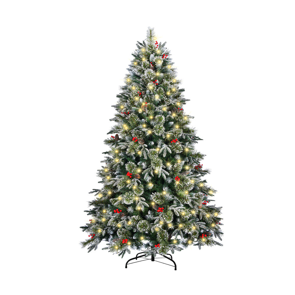 LED Christmas Tree 2.1M 7FT Green White 1210 Tips