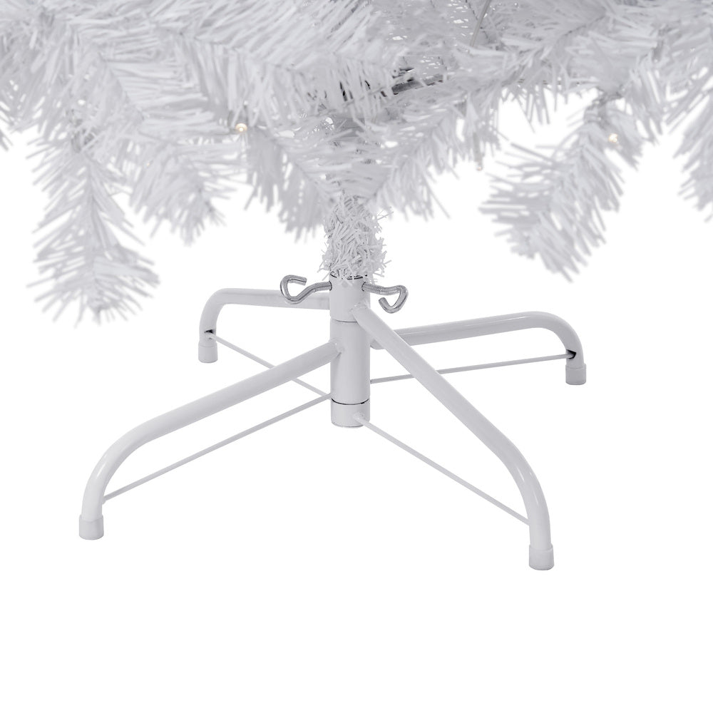 White LED Christmas Tree 2.1M 7FT, 950 Tips, 8 Modes, PVC Set