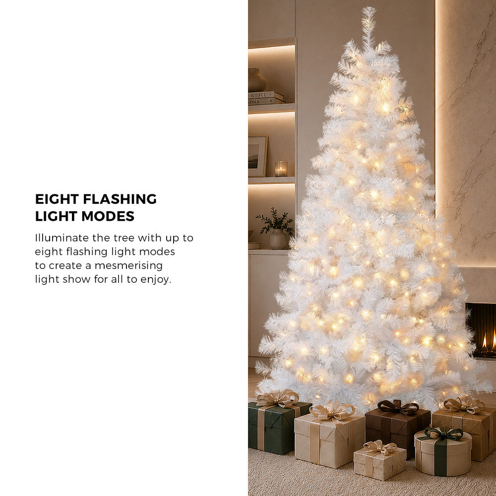 Tinseltown LED Christmas Tree 2.1M 7FT White 950 Tips