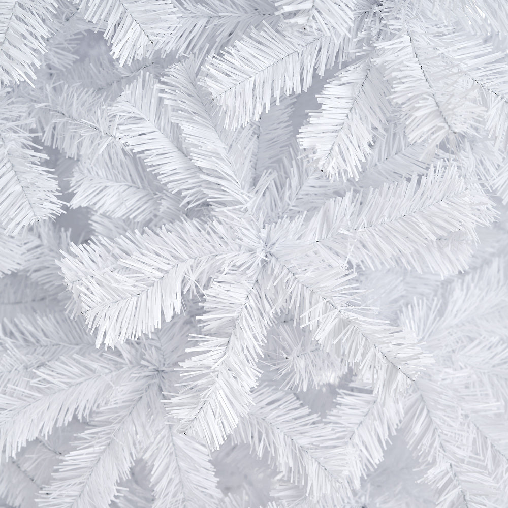 White Christmas Tree 2.4M 8FT 1225Tips