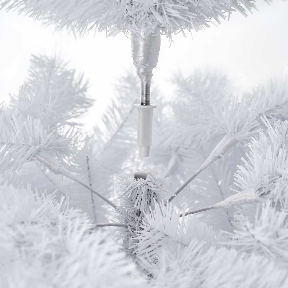 Tinseltown White Christmas Tree 2.4M 8FT 1225Tips