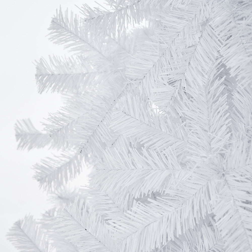White Christmas Tree 2.4M 8FT 1225Tips