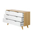 6 Chest of Drawers Lowboy Wooden White