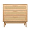 3 Chest of Drawers Clothes Storage Rattan