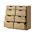 8 Chest of Drawers Tallboy Cabinet Bedroom Storage Natural