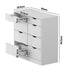 8 Chest of Drawers Tallboy Cabinet Bedroom Storage White