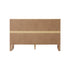Oikiture Chest of Drawers 6‑Drawer – Lowboy Storage Cabinet Natural Wood Look