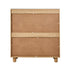 Oikiture 4 Chest of Drawers Dresser Faux Marble Top Natural