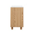 Oikiture 6 Chest of Drawers Dresser Faux Marble Top Natural