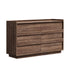 6 Chest Of Drawers Lowboy Handle-Free Storage Walnut