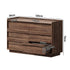 6 Chest Of Drawers Lowboy Handle-Free Storage Walnut