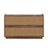 6 Chest Of Drawers Lowboy Handle-Free Storage Walnut
