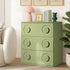 3 Chest of Drawers Cabinet Bedroom Dresser Night Stand Green