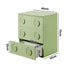 3 Chest of Drawers Cabinet Bedroom Dresser Night Stand Green