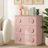 3 Chest of Drawers Cabinet Bedroom Dresser Night Stand Pink