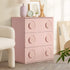 3 Chest of Drawers Cabinet Bedroom Dresser Night Stand Pink