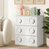 3 Chest of Drawers Cabinet Bedroom Dresser Night Stand White