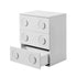 3 Chest of Drawers Cabinet Bedroom Dresser Night Stand White