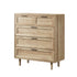 5 Chest of Drawers Dresser Tallboy Natural