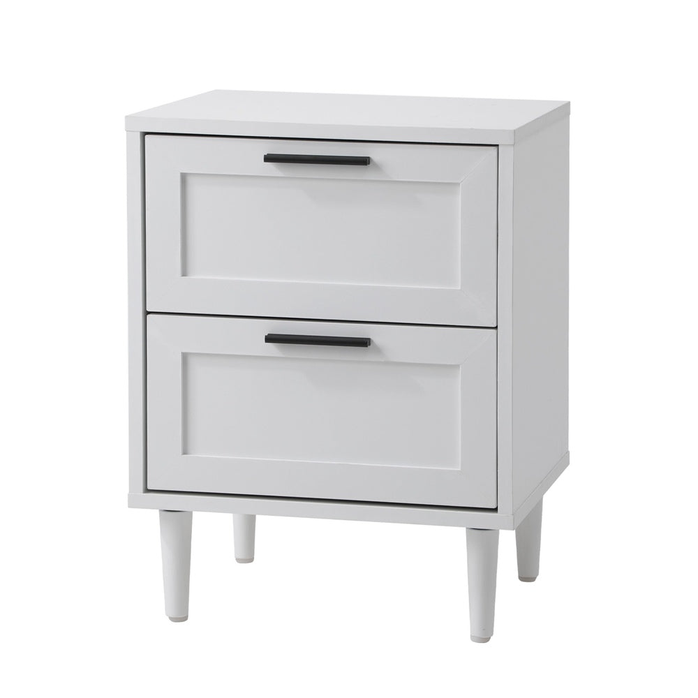 Oikiture 5 Chest of Drawers and 2 Bedside Tables Bedroom Set White