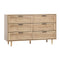 6 Chest of Drawers Dresser Tallboy Natural