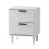 Oikiture 6 Chest of Drawers and 2 Bedside Tables Bedroom Set White