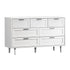 Oikiture Bedroom Set 7 Chest of Drawers and 2 Bedside Tables White