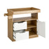 Baby Changing Table Nursery Storage Drawers Shelves Cabinet