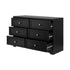 Oikiture 6 Chest of Drawers and 2 Bedside Tables Hamptons Furniture Set