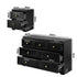 Oikiture 7 Chest of Drawers and Bedside Table Hamptons Furniture Set Black