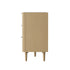 Oikiture 6 Chest of Drawers Dressers Lowboy Stripe Natural