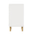 Oikiture Kids 3-Drawer Chest with Handle-Free Cloud-Shaped Fronts, White