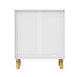 Oikiture Kids 3-Drawer Chest with Handle-Free Cloud-Shaped Fronts, White