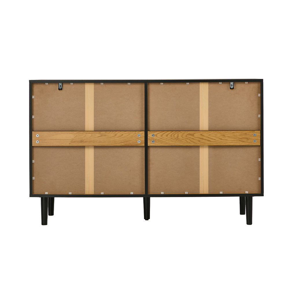 6 Chest of Drawers Lowboy Storage Dresser Bedroom Natural