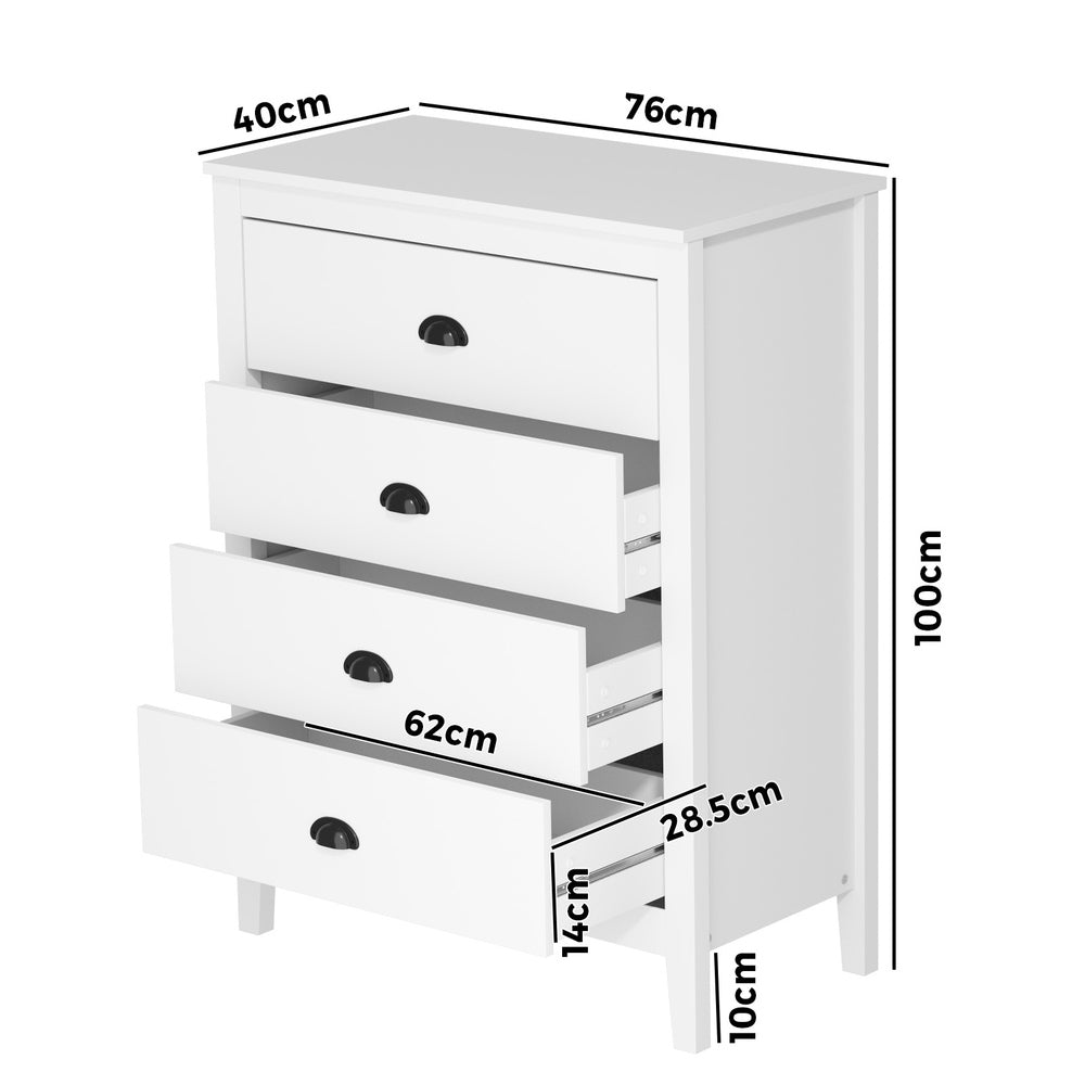 4 Chest of Drawers Dresser Vintage