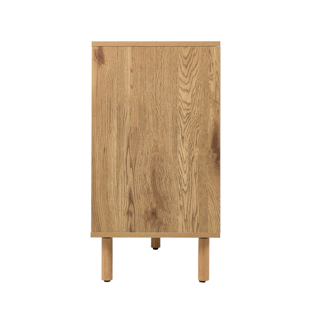 6 Chest of Drawers Lowboy Storage Cabinet Dresser Natural