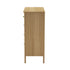 Oikiture 5 Chest of Drawers Dresser Storage Cabinet Tallboy Natural