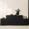 Oikiture 6 Chest of Drawers and 2 Bedside Tables Bedroom Set Black
