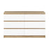 6 Chest of Drawers Tallboy Cabinet Dresser Table Wooden White Furniture