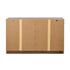 Oikiture 6 Chest of Drawers Lowboy Storage Cabinet Dresser Walnut