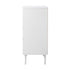 Oikiture 4 Chest of Drawers Tallboy White Gold