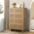 4 Chest of Drawers Storage Cabinet Dresser Tallboy Natural