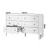 Oikiture 6 Drawer Kids Chest of Drawers White Painted Storage Cabinet
