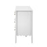 Oikiture 6 Drawer Kids Chest of Drawers White Painted Storage Cabinet