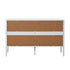 Oikiture 6 Drawer Kids Chest of Drawers White Painted Storage Cabinet