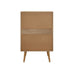 Oikiture 3 Chest of Drawers Tallboy Natural