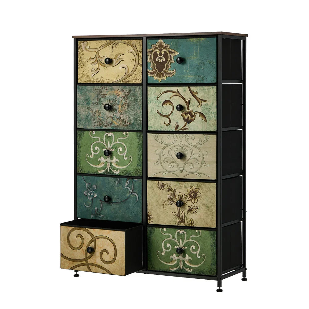 10 Chest of Drawers Fabric Cabinet Tower Tallboy Dresser
