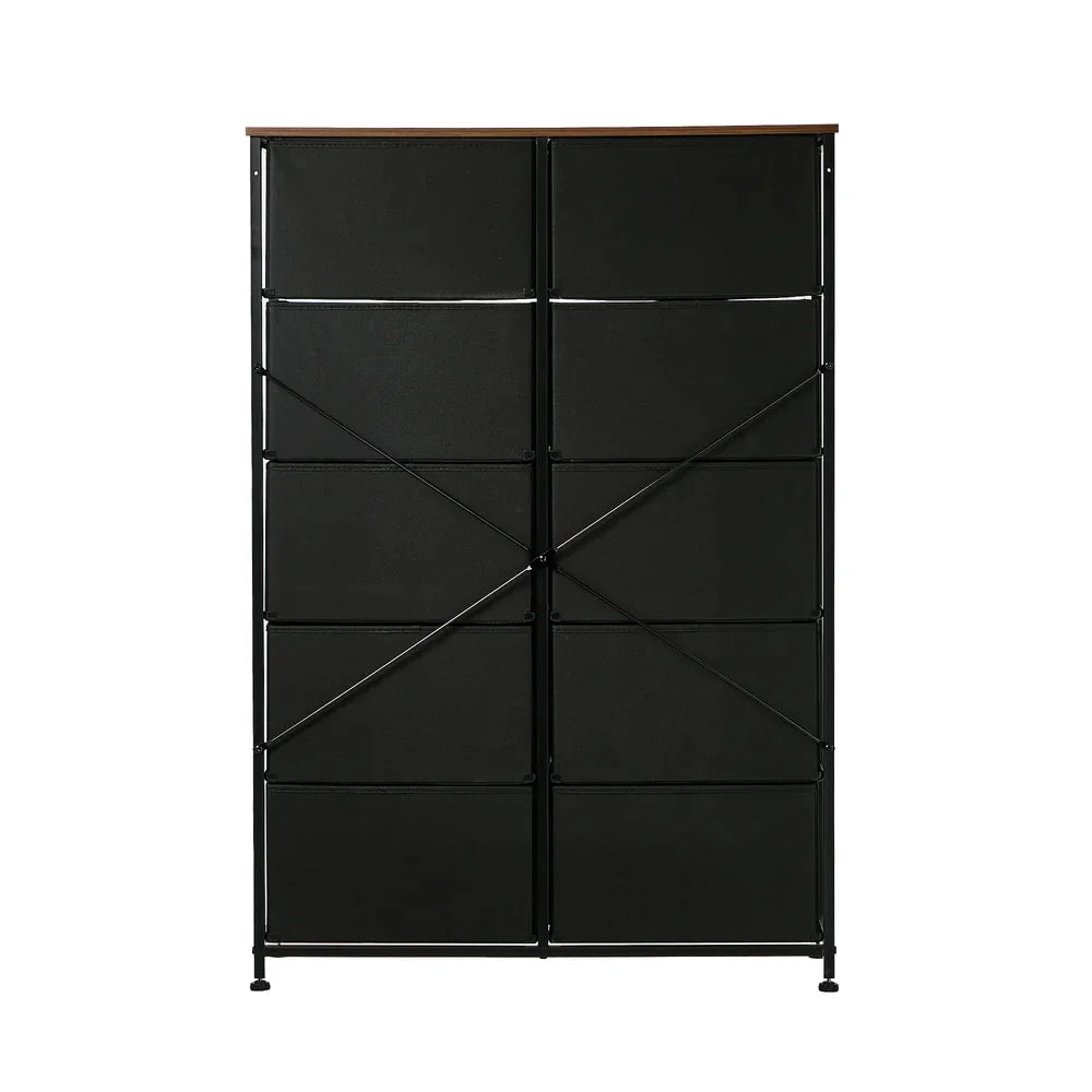 10 Chest of Drawers Fabric Cabinet Tower Tallboy Dresser