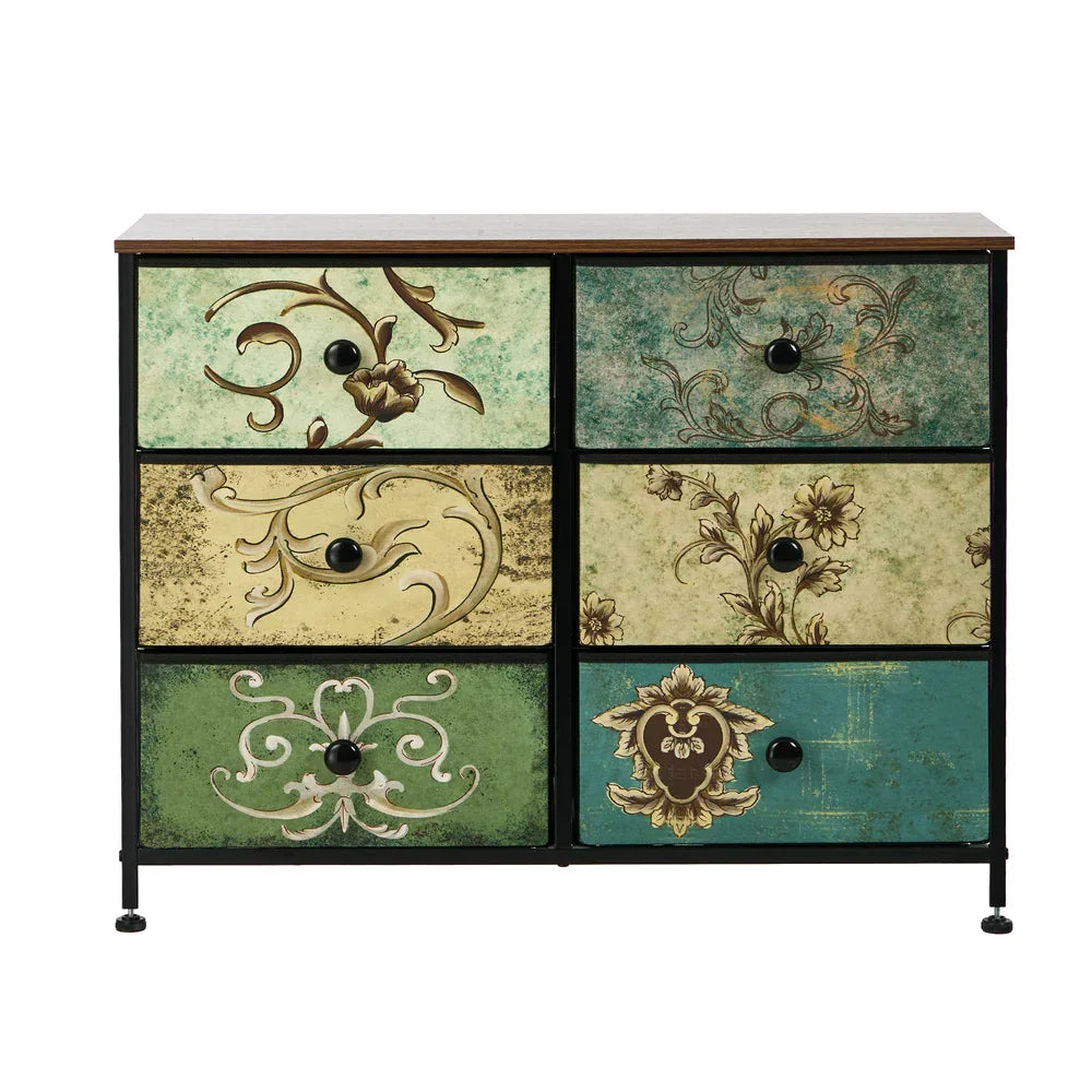6 Chest of Drawers Fabric Storage Cabinet Lowboy Organizer