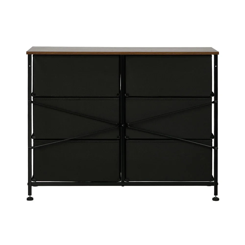 6 Chest of Drawers Fabric Storage Cabinet Lowboy Organizer
